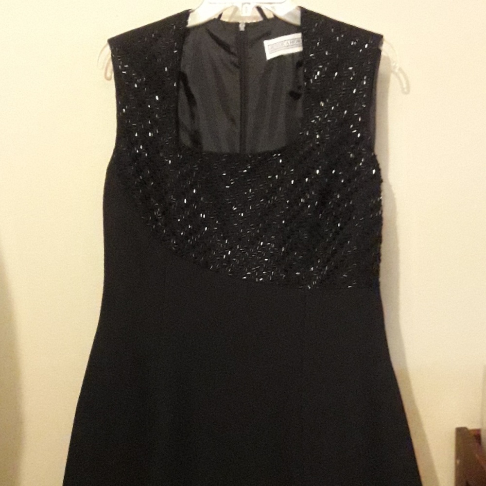 SALE🔥Long black party dress with sequence